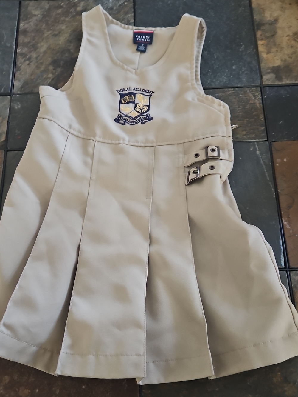 Doral Academy Small Dress Khaiki